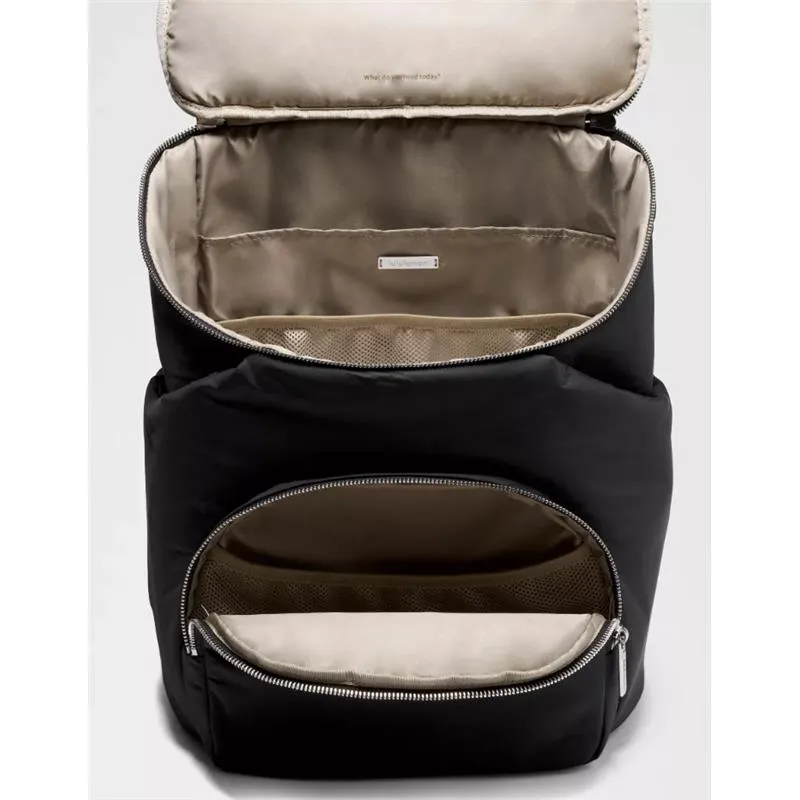 Lululemon - New Parent Backpack 17L - Black/Sheer Oak