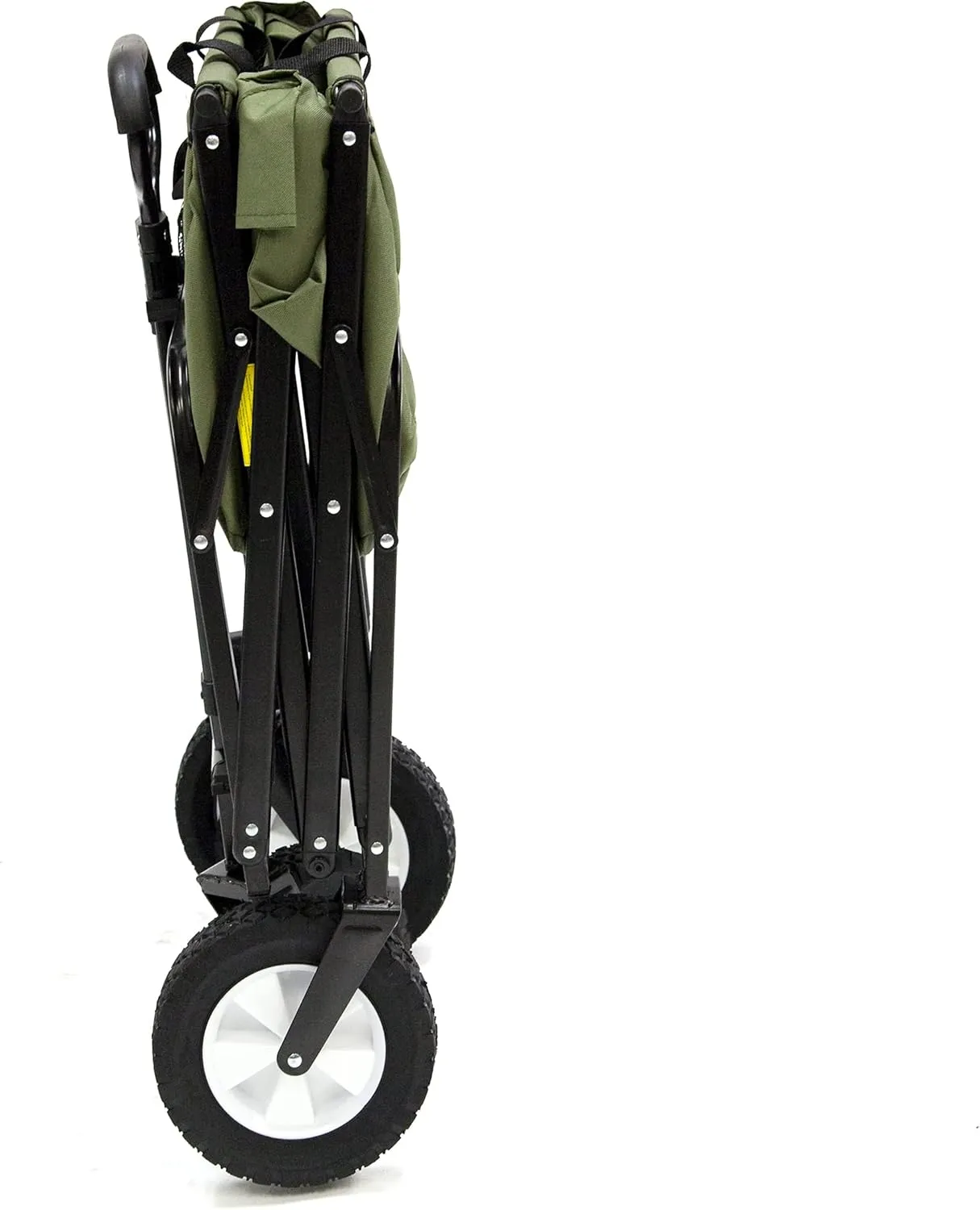 Mac Sports Folding Steel Frame Garden Utility Wagon Cart, Green (for Parts)