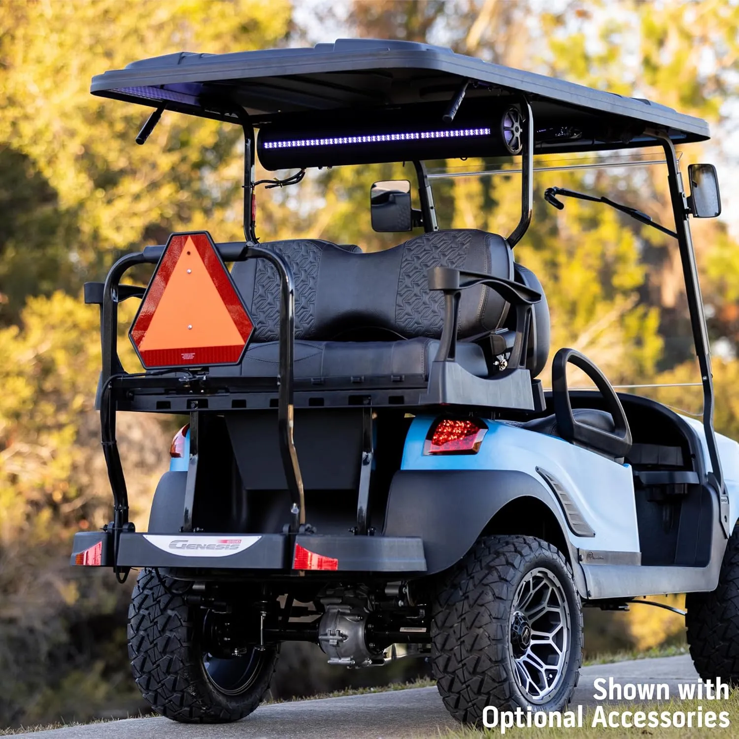 MADJAX Genesis 250 Golf Cart Rear Seat Kit for Club Car Precedent (04-21) / Onward (17-Up) / Tempo (18-Up) Models