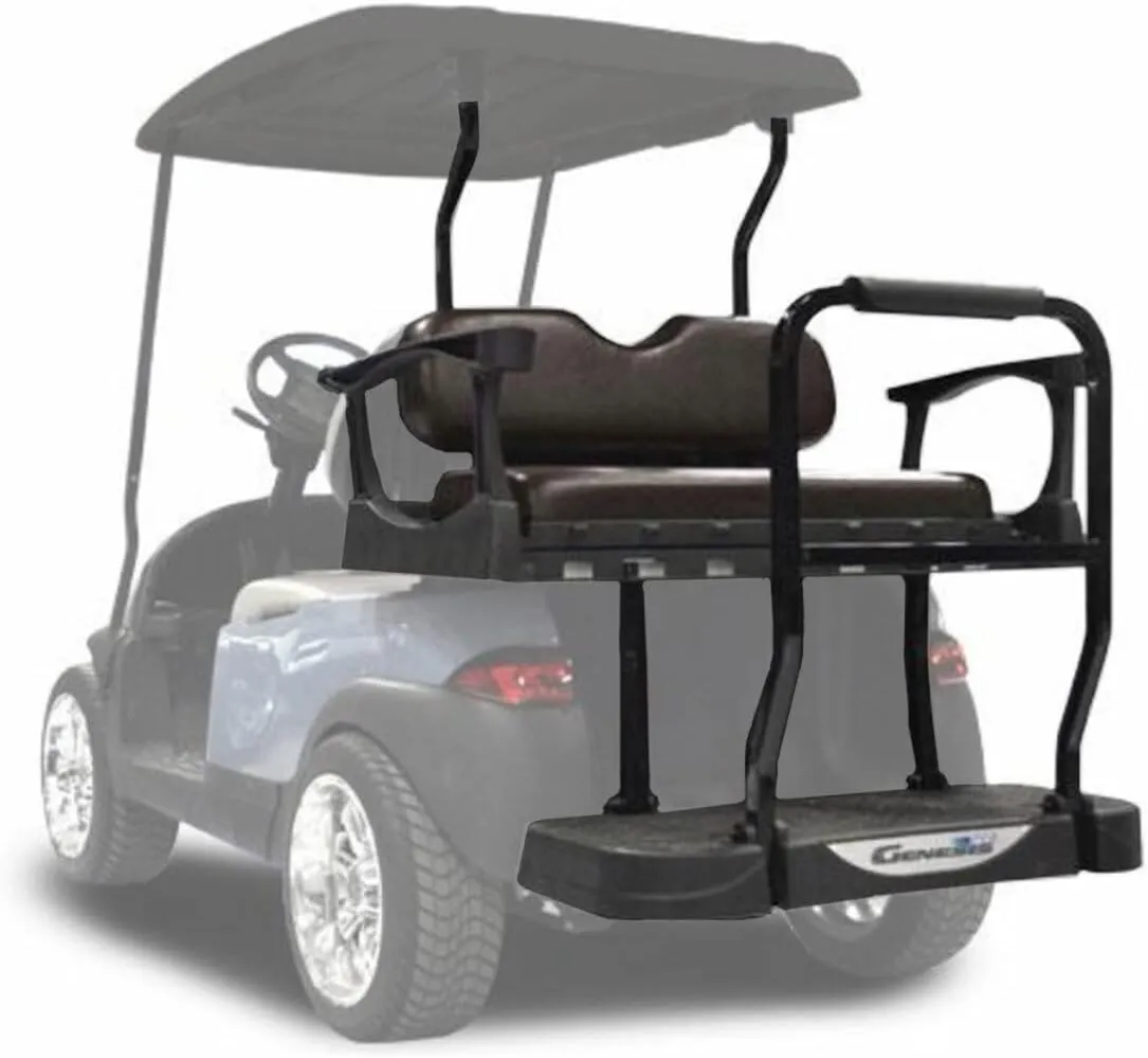 MADJAX Genesis 250 Golf Cart Rear Seat Kit for Club Car Precedent (04-21) / Onward (17-Up) / Tempo (18-Up) Models
