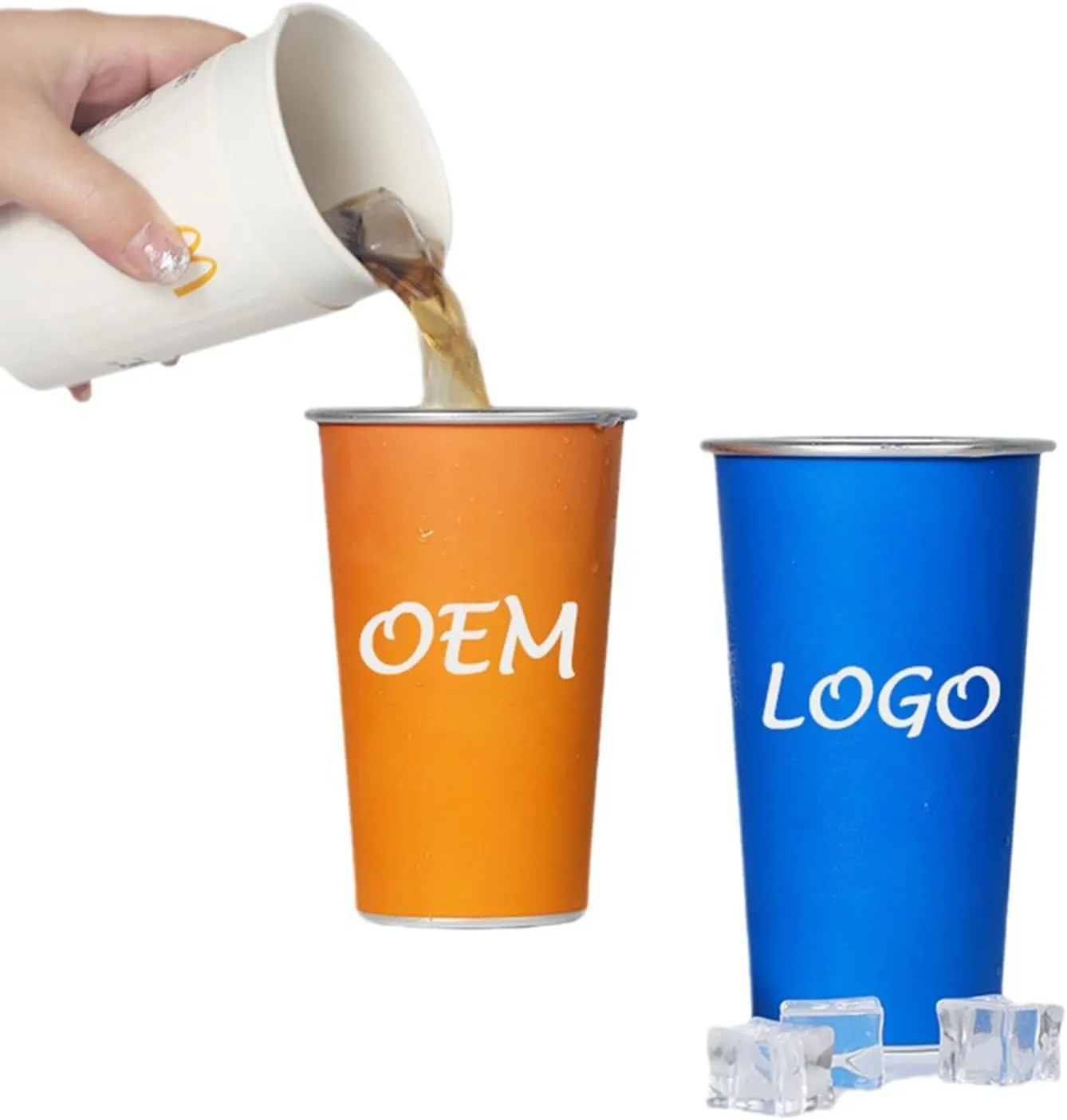 Magic Color-Changing Coffee Mug - Aluminum Cup, Changes Color with Liquid, Lightweight & Durable for Home, Office, Travel