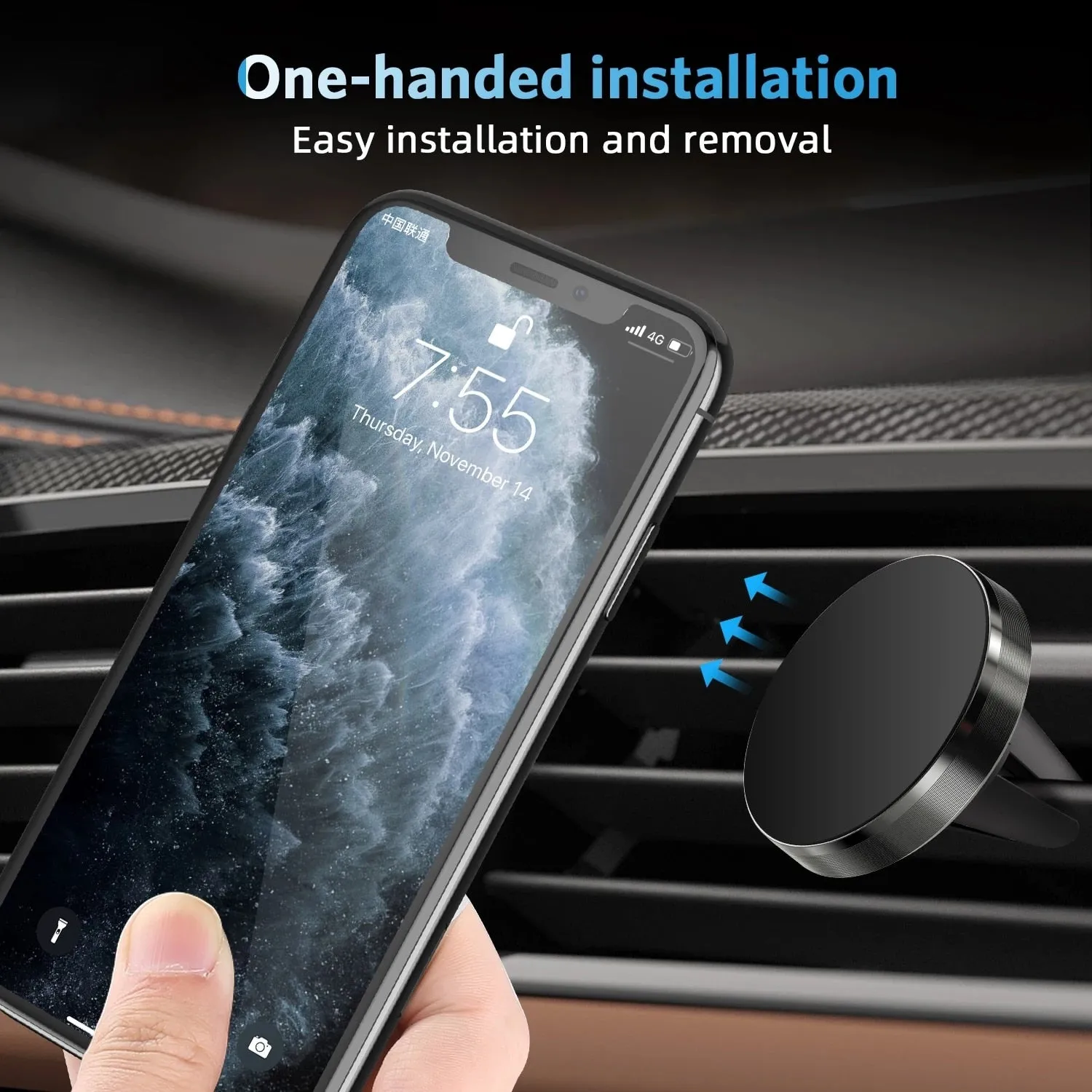 Magnetic Phone Holder For Phone In Car Air Vent Mount Universal Mobile Smartphone Stand Magnet Support Cell Holder For Iphone 14