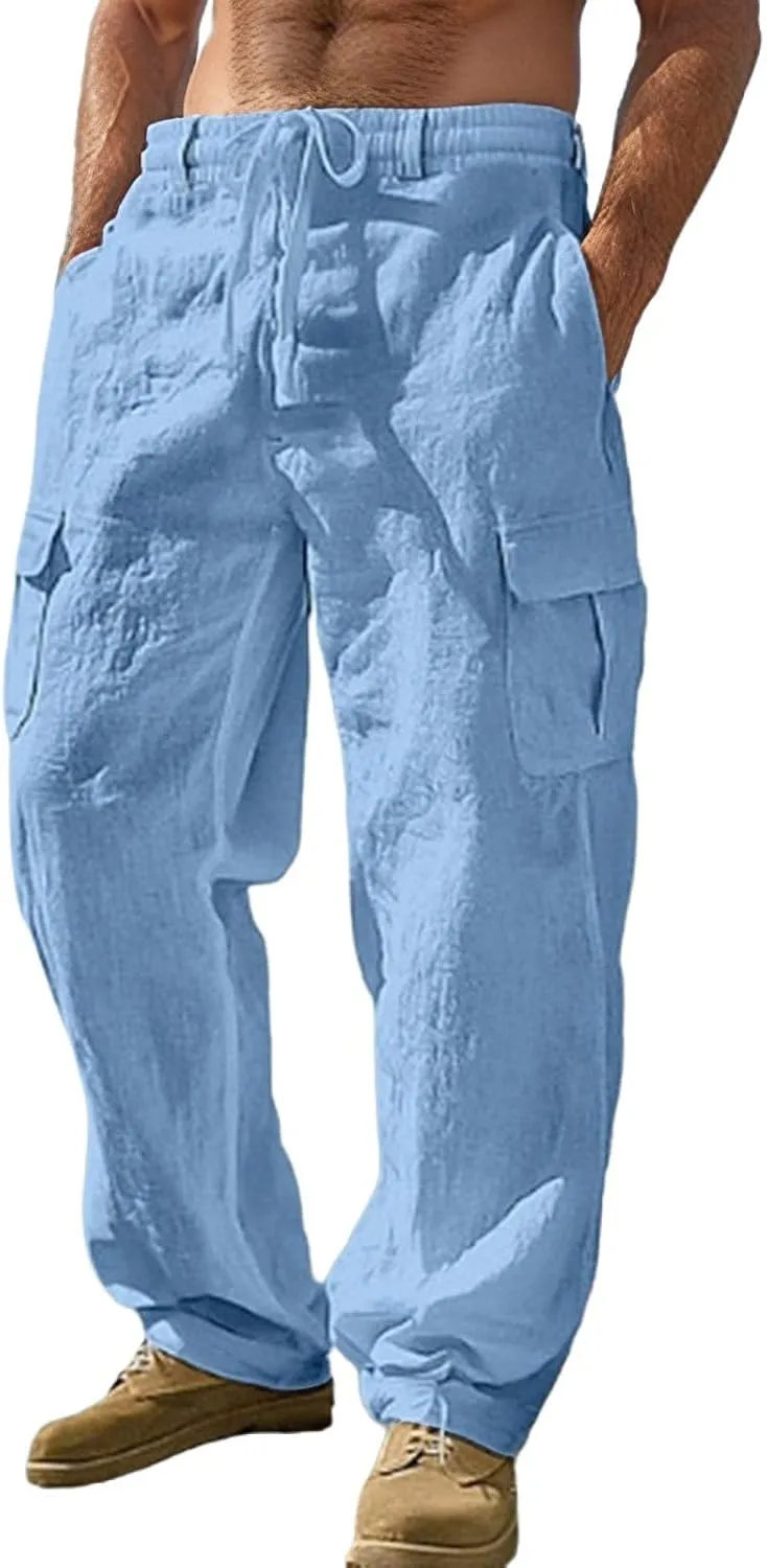 Mens Dress Trousers Baggy Gym Casual Stretch Smarty Joggers Outfits Leather Motorcycle Sport Regular Fit Travel