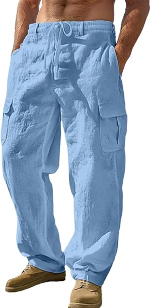 Mens Dress Trousers Baggy Gym Casual Stretch Smarty Joggers Outfits Leather Motorcycle Sport Regular Fit Travel