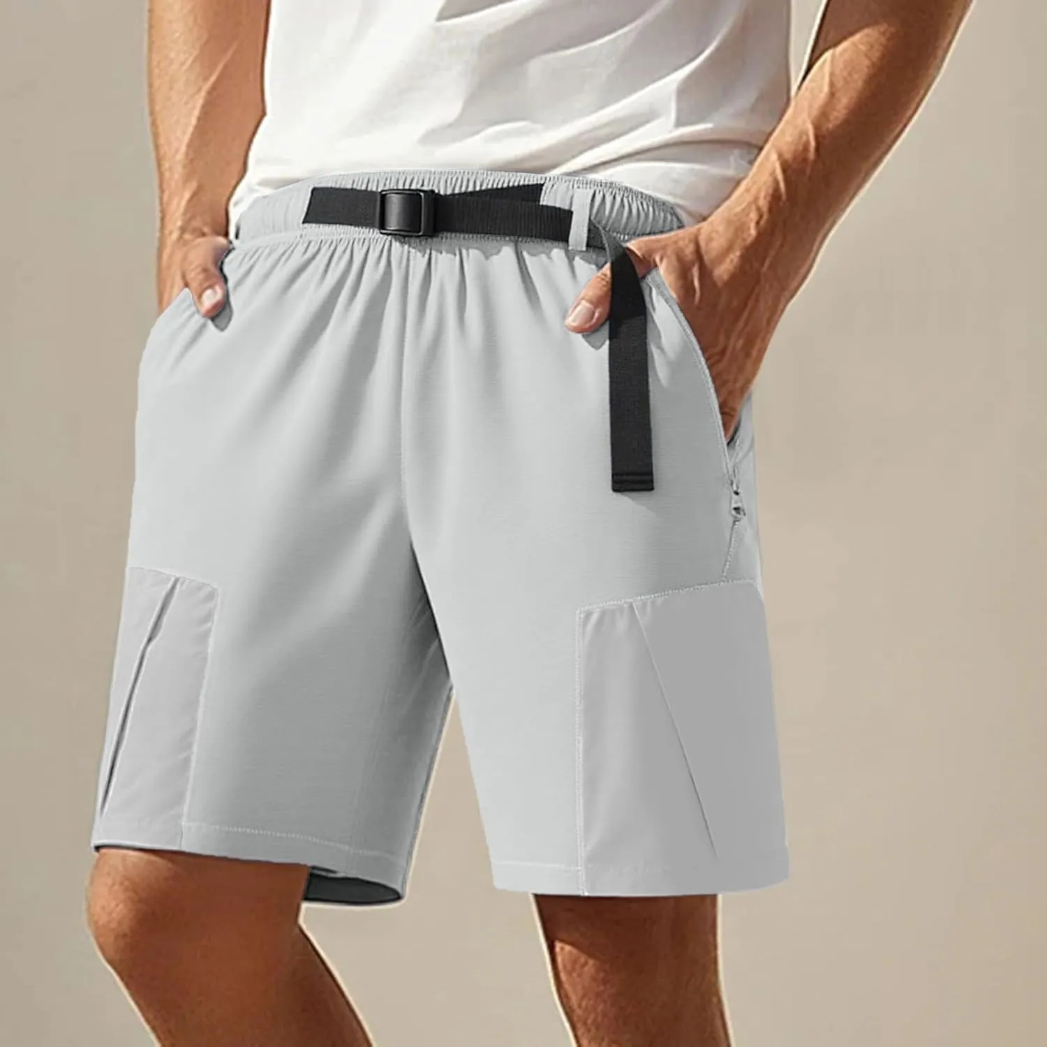 Mens Dress Trousers Slacks Work Gym Joggers Stretch Public Smarty Casual Wide Leg with Pockets Sport Resort Wear Suit