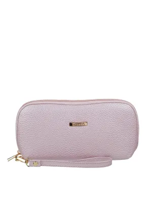 Metro Women Textured Zip Around Wallet