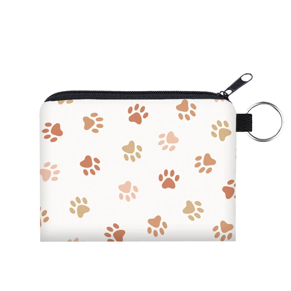 Mini Backpack, Pouch, & Mini Pouch Bundled Set - Dog Paw Tan