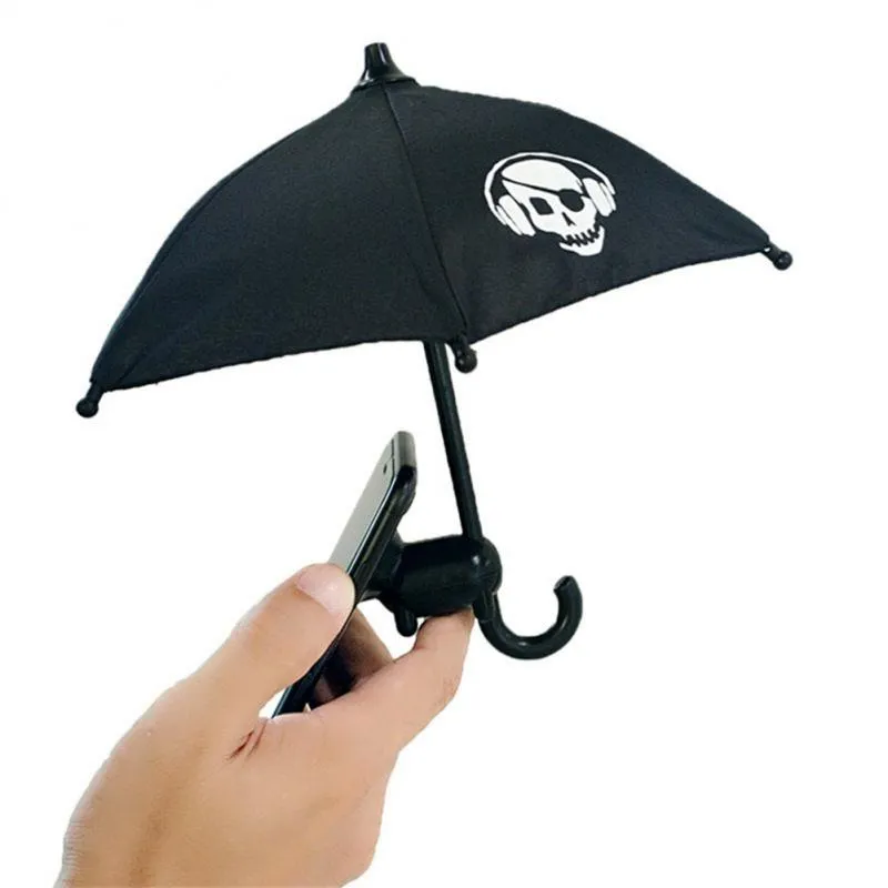 Mini Umbrella Phone Stands Cute Outdoor Cover Sun Shield Mount Phone Holder Stand Universal With Suction Cup Cell