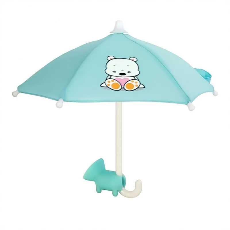 Mini Umbrella Phone Stands Cute Outdoor Cover Sun Shield Mount Phone Holder Stand Universal With Suction Cup Cell
