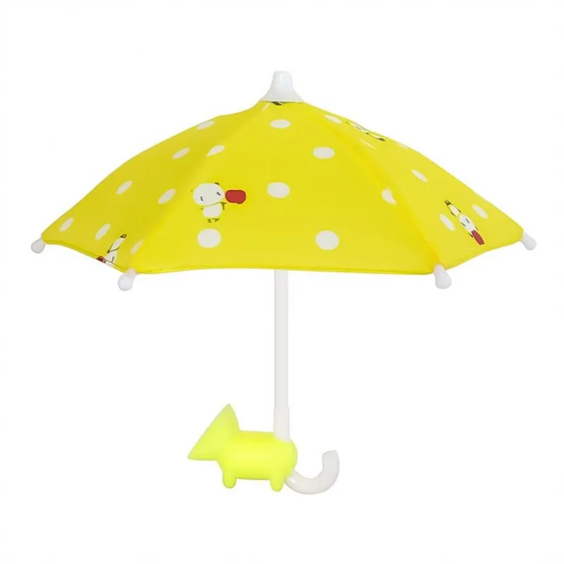Mini Umbrella Phone Stands Cute Outdoor Cover Sun Shield Mount Phone Holder Stand Universal With Suction Cup Cell