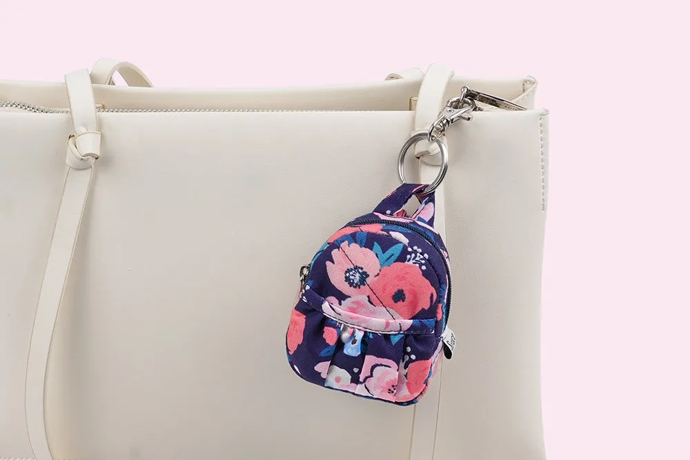 Miniature (Backpack) - Blue garden