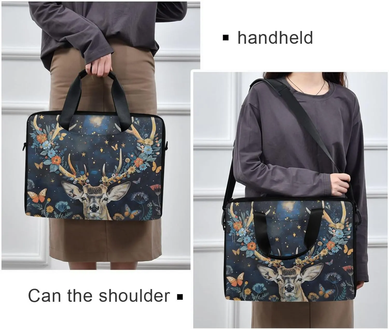 MNSRUU Laptop Bag Women Men Laptop Messenger Soccer Net