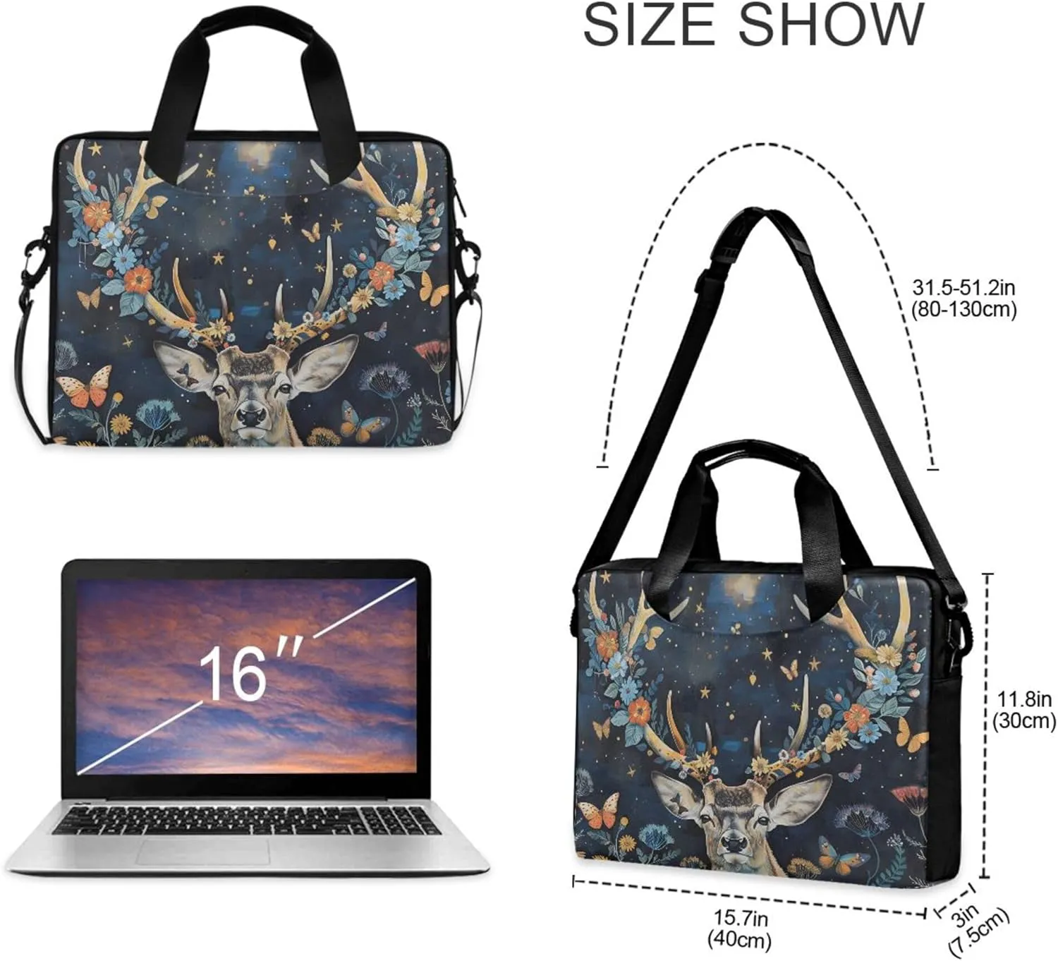 MNSRUU Laptop Bag Women Men Laptop Messenger Soccer Net