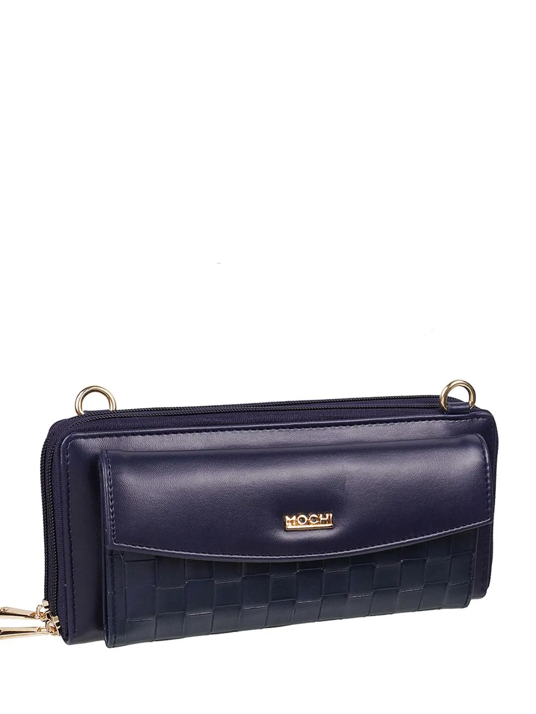 Mochi Women Brand Logo Printed Zip Around Wallet