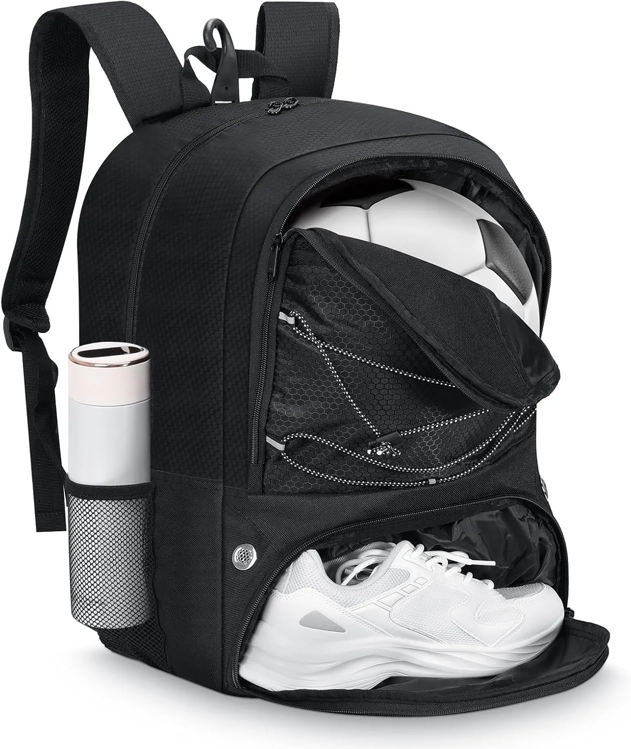 MoKo Soccer Bag Backpack, Basketball Backpack for Men & Women with Separate Ball