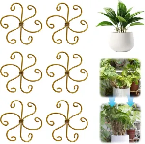 Monstera Plant Support Durable Stabilizer Grapple Holder,Plant Accessories Stable Plant Stem Support Stakes for Outdoor & Indoor Growing Climbing Plant Care Thriving Growth (3, Flower)