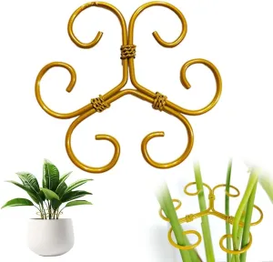 Monstera Plant Support Durable Stabilizer Grapple Holder,Plant Accessories Stable Plant Stem Support Stakes for Outdoor & Indoor Growing Climbing Plant Care Thriving Growth (3, Heart)