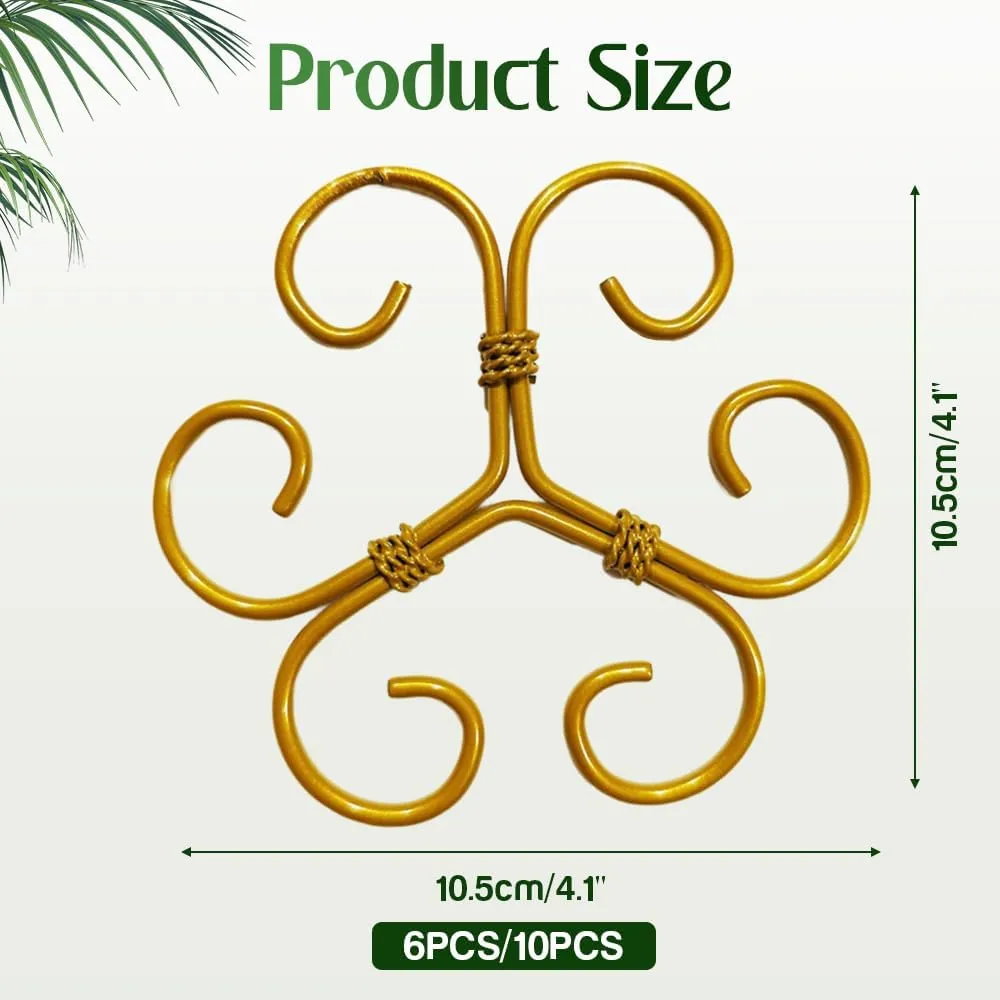 Monstera Plant Support Durable Stabilizer Grapple Holder,Plant Accessories Stable Plant Stem Support Stakes for Outdoor & Indoor Growing Climbing Plant Care Thriving Growth (3, Heart)