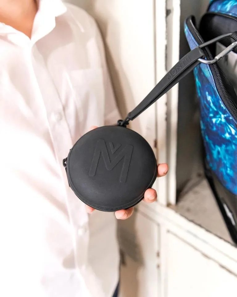 MontiiCo silicone zip up pouch - midnight