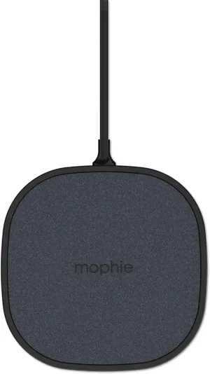 mophie 15W Universal Wireless Charge Pad, Qi-Compatible Charger for Samsung Galaxy, Google Pixel, Apple iPhone 11/12/13 (Mini, Pro, and Pro Max), iPhone XR/XS/SE/ 8 (Black)