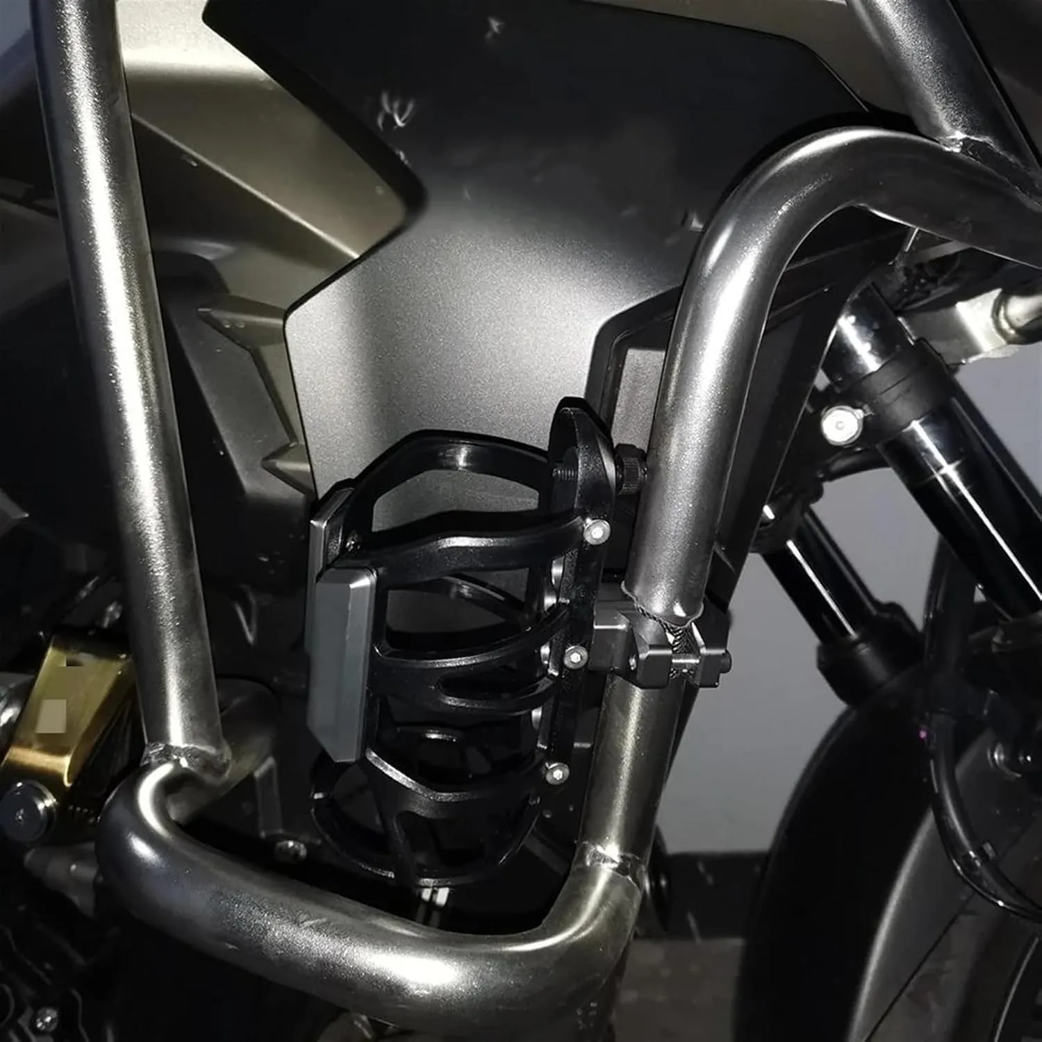 Motorcycle Accessories for BMW R1300GS R 1300 GS R1300 GS ADV 2023 2024 Motorcycle Accessorie Beverage Water Bottle Cage Drink Cup Holder Universal(Gris)