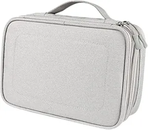 Multi Functional Capacity Digital Accessories Organizer Bag Portable Travel Cable Storage Case for Cables Chargers and More