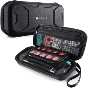 Mumba Carrying Case for Nintendo Switch OLED & Nintendo Switch, [Plus Version] Portable Protective Travel Carry handbag Pouch for Blade/Battle Case [Large Capacity] (Black)