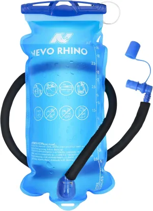 N NEVO RHINO Hydration Bladder1.5L- 2L-3L Leak Proof Water Reservoir, BPA -Free Water Pouch, Water Bladder for Hydration Pack，Hiking Backpack