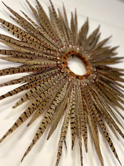 Natural Pheasant Tail Wreath