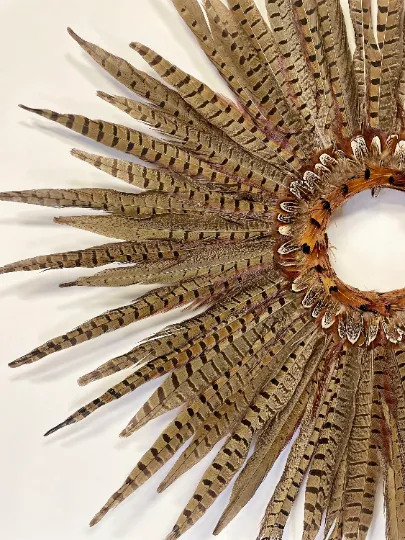Natural Pheasant Tail Wreath