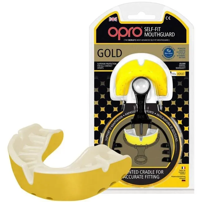 Opro Gold Mouthguard 7 Years   Adult