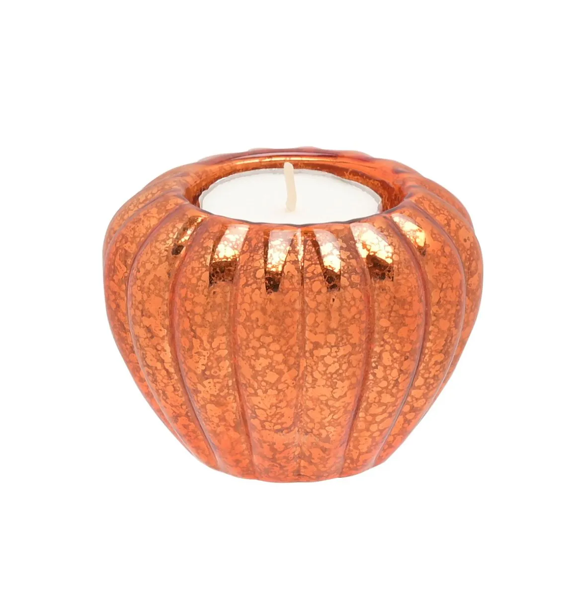 Orange Pumpkin Tealight Holders