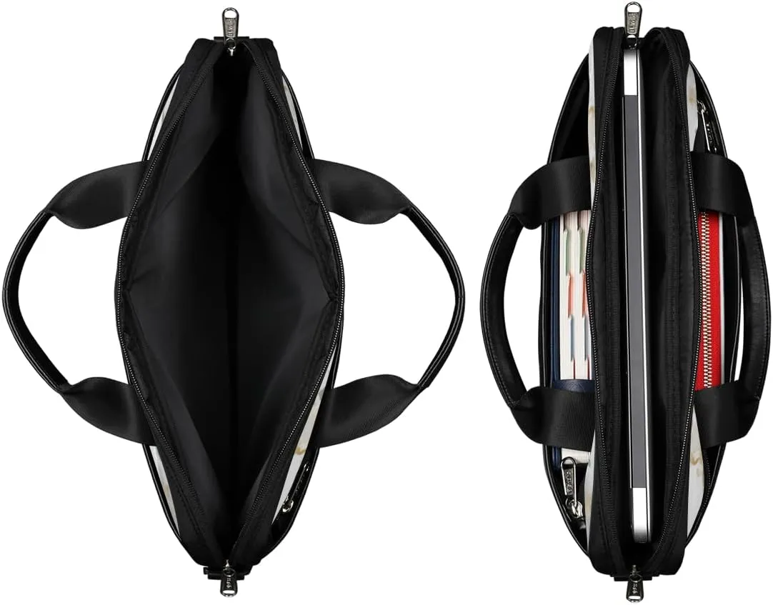 Paris Butterflys Laptop Bag for Men Women 13-15 Inch Case Bags Sleeve Shoulder with Anti Slip Removable The Pad Straps