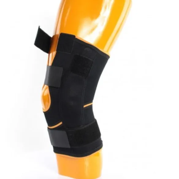 Patella & Ligament Hinge Supported Knee Brace - Open Upper Part
