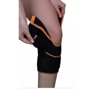 Patella & Ligament Hinge Supported Knee Brace - Open Upper Part