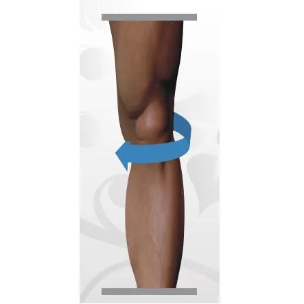 Patella & Ligament Hinged Knee Support - Fully Open Front