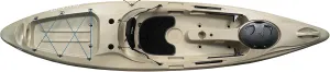 Perception Pescador 12 | Sit on Top Fishing Kayak with Front Storage Well | Large Rear Storage and Dual Rod Holders | 12'