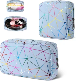 Period Bag for Teen Girls, Leather Sanitary Napkin Storage Bag, Portable Menstrual Pad Bag Period Pads Pouch, Small Make Up Bags