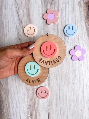 Personalized Retro Name Tags