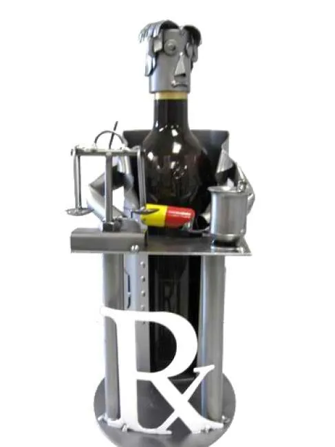 Pharmacist Wine Bottle Holder