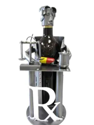 Pharmacist Wine Bottle Holder