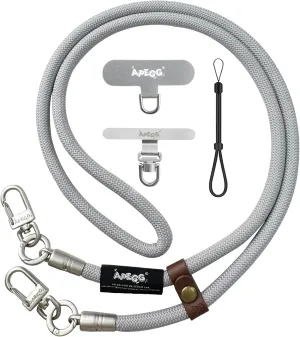 Phone Lanyard Universal Phone Strap crossbody Adjustable Anti-Drop Neck Strap with 2 Phone Tether Patches & Wrist Strap
