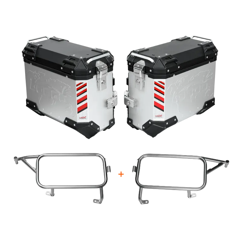 PIKE TRACKER Series Side Cases and Top Case-TRUMPH Tiger 1200 GT PRO (2023- )
