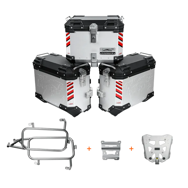 PIKE TRACKER Series Side Cases and Top Case-TRUMPH Tiger 1200 GT PRO (2023- )