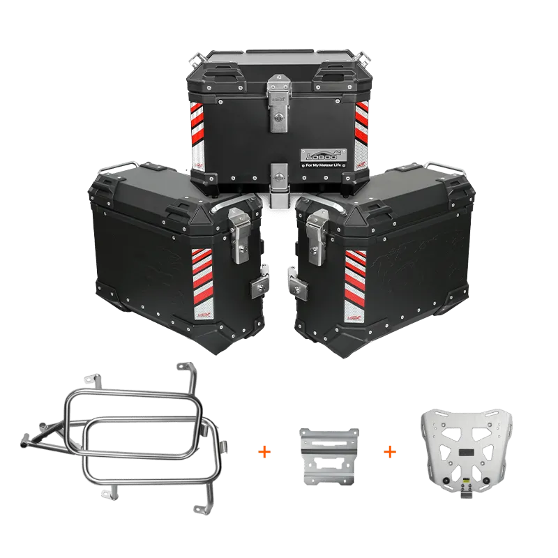 PIKE TRACKER Series Side Cases and Top Case-TRUMPH Tiger 1200 GT PRO (2023- )