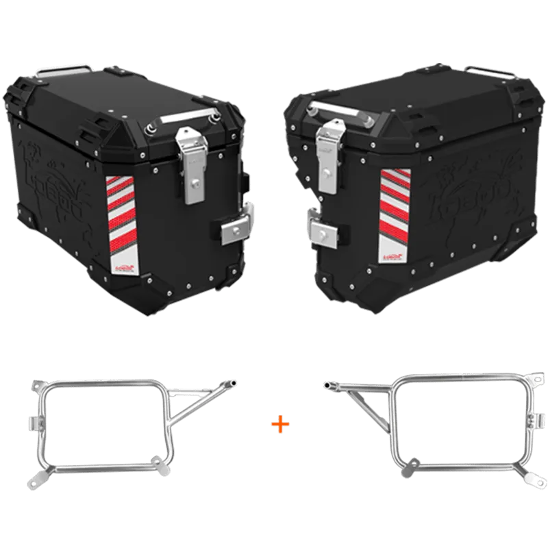 PIKE TRACKER Series Side Cases and Top Case-TRUMPH Tiger 900 RALLY PRO (2021- )