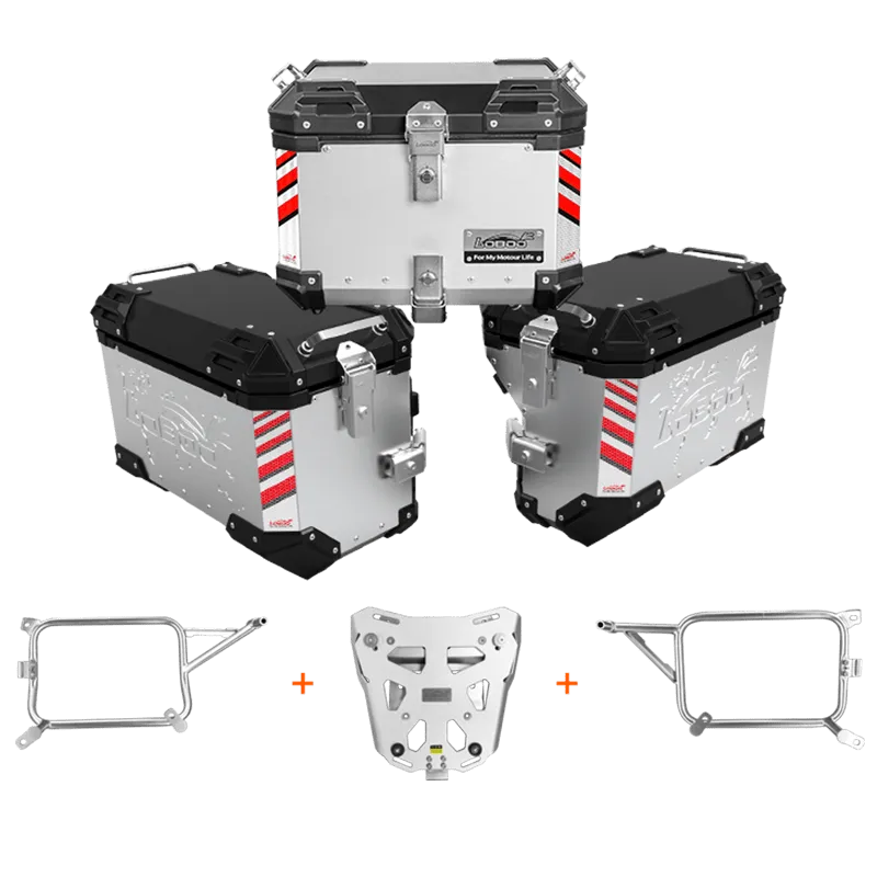 PIKE TRACKER Series Side Cases and Top Case-TRUMPH Tiger 900 RALLY PRO (2021- )