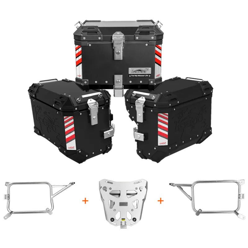 PIKE TRACKER Series Side Cases and Top Case-TRUMPH Tiger 900 RALLY PRO (2021- )