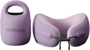 PIXIE MOOD Every Think Travel and Airplane Neck Pillow, Memory Foam, Support, Neck, Head Chin - Soft, Lightweight, Washable, Easy-to-Carry