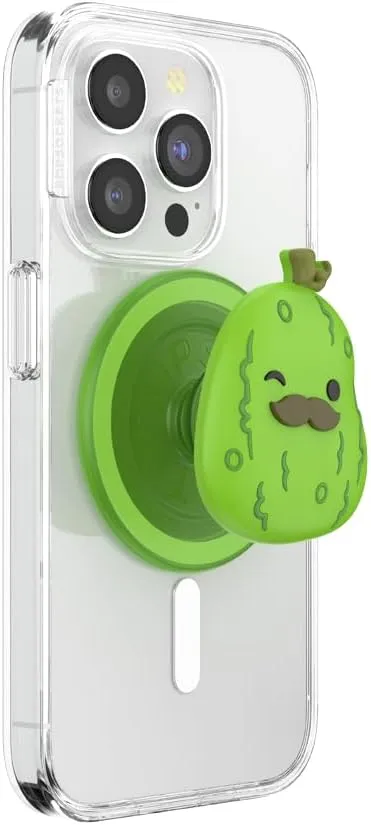 PopSockets Round Phone Grip Compatible with MagSafe, Adapter Ring Included, Phone Holder, Wireless Charging Compatible - PopOut Squishmallows Charles